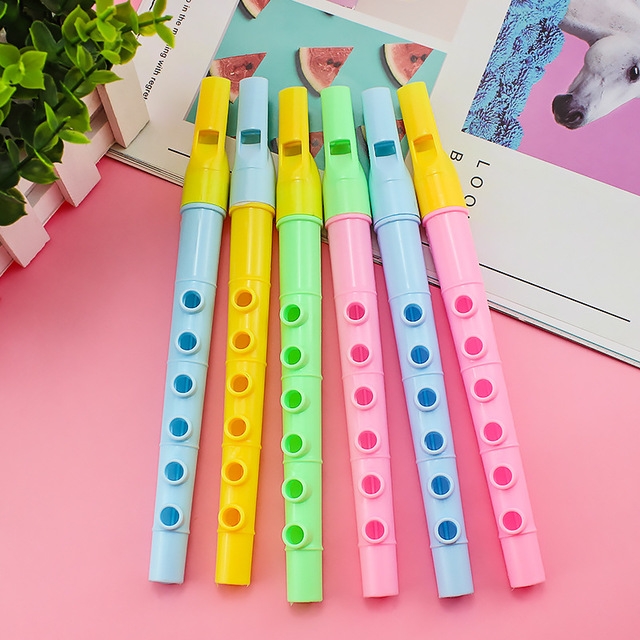 10 PCS 21cm Six Hole Clarinet Children Educational Music Toy, Random Color Delivery - Image 2