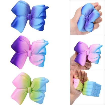 Slow Rebound Starry Sky Bow Children Adult Decompression Toy Gift(Middle Blue) - Image 3