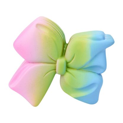 Slow Rebound Starry Sky Bow Children Adult Decompression Toy Gift(Middle Green)