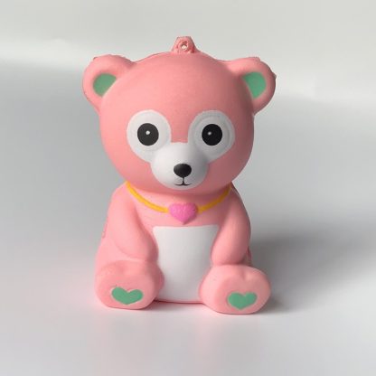 3 PCS Cute Slow Rebound Bear Scent Charm Relief Stress Children Squeeze Toy, Random Color Delivery - Image 2