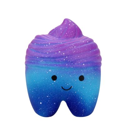 3 PCS Teeth Cake Scent Slowly Rises Children Adult Squeeze Decompression Toy Gift - Image 2