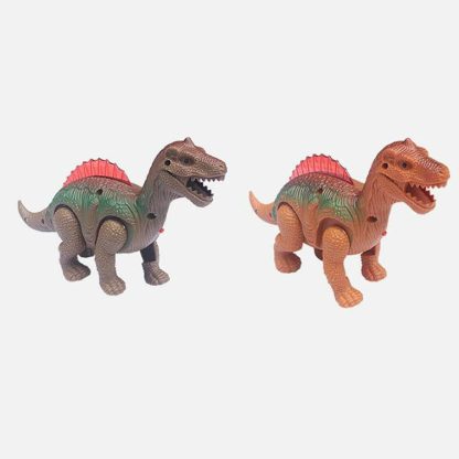 3 PCS Simulation Animal Model Electric Dinosaur Toy Children Birthday Gift, Random Color Delivery - Image 2