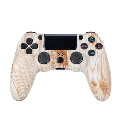 Wireless Bluetooth Game Handle For PS4, Product color: Bluetooth Version (Wood Pattern)