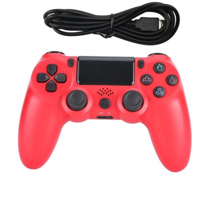 Wired Game Handle For PS4, Product color: Wired Version (Red)