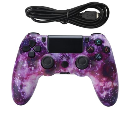 Wired Game Handle For PS4, Product color: Wired Version (Purple Starry Sky)