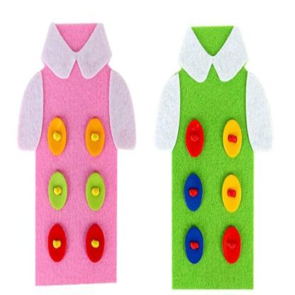 Children Threading Sewing Buttons Assembly Cartoon Puzzles Toys Children Creative DIY Crafts Clothes Toys Kids Education - Image 3