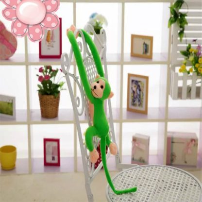 Kawaii Long Arm Tail Monkey Stuffed Doll Plush Toys Curtains Baby Sleeping Appease Animal Doll Birthday Gifts, Height:70