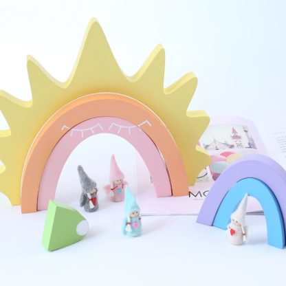 Sun Rainbow Building Blocks Children Toys Photo Photography Props - Image 2