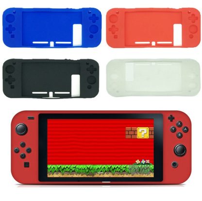 Silicone Protection Case All-inclusive Rubber Cover for Switch Game Console(Blue) - Image 3