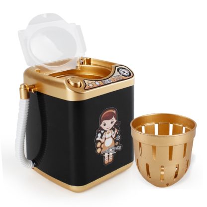 Mini Multifunction Kids Washing Machine Toy Beauty Sponge Brushes Washer(Black) - Image 2