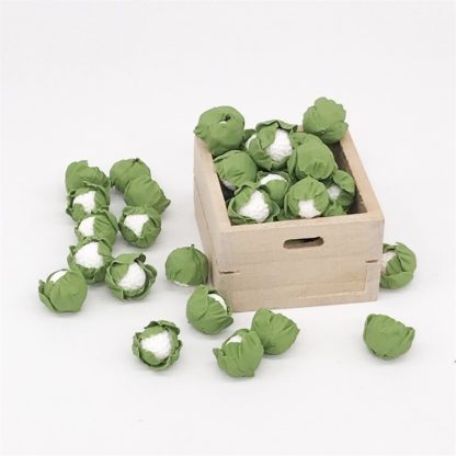 15 PCS / 3 Packs 1:12 Mini Doll House Miniature Kitchen Scene Decoration Green Cabbage(Green) - Image 3