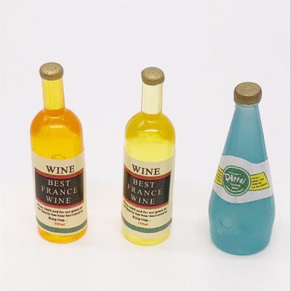 3 PCS / Set 1:12 Mini House Toy Simulation Wine Drink Decoration(Random Color Delivery)