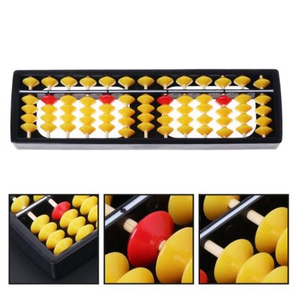 Plastic Abacus 13 Digits Arithmetic Math Learn Aid Calculating Toys for Kids - Image 2