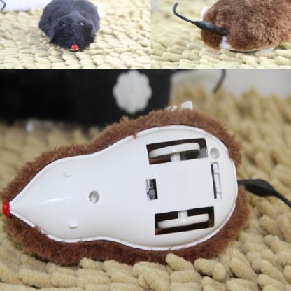 Simulation Mouse Clockwork Plush Animal Educational Toys, Random Color Delivery - Image 3