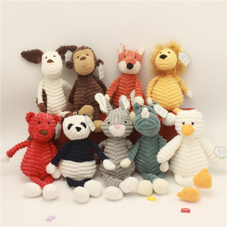 Striped Animal Plush Toy Doll Creative Animal Doll, Type:Bear, Height:42cm - Image 3