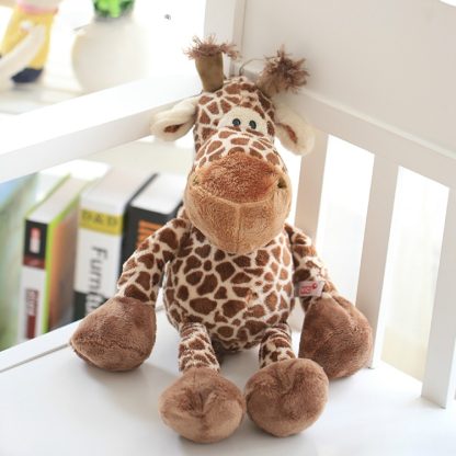 Cute Giraffe Figurine Creative Cartoon Plush Toy Children Gift, Size:35CM(Brown) - Image 2