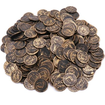 Children Pirate Treasure Toys Treasure Hunting Game Props Pirate gold Coin silver Coin copper  Coin toys(Copper) - Image 2