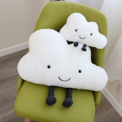 Cloud Pillow Creative Sofa Cushion Plush Toy for Children Gifts, Height:50cm(White) - Image 2