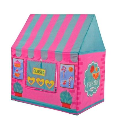 Children Tent Indoor and Outdoor Toys Castle Dessert House Play House Children Play House(Pink)