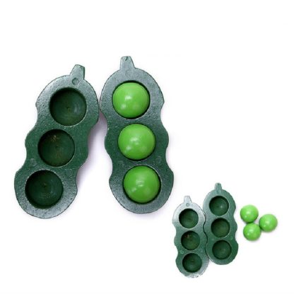 Wooden Magnetic Vegetable Fruit Cutler Kitchen Toys Children Educational Toys, Style:Pea