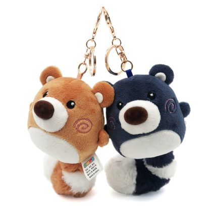 Creative Long Tail Plush Pendant Backpack Doll Ornament Car Key Chain, Height:15 cm(Sapphire) - Image 3