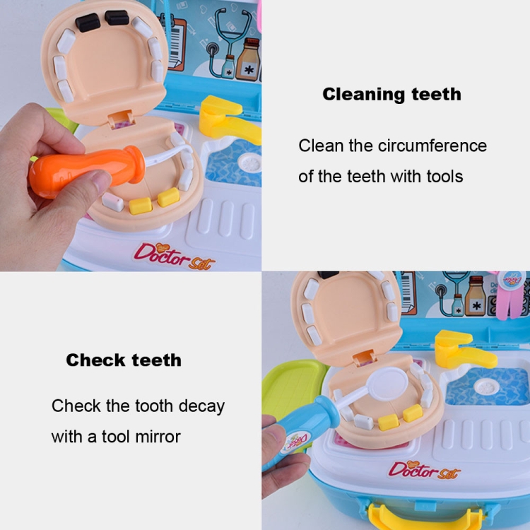 Children Play House Toy Simulation Nurse Injection Stethoscope Emergency Kit Set - Image 3