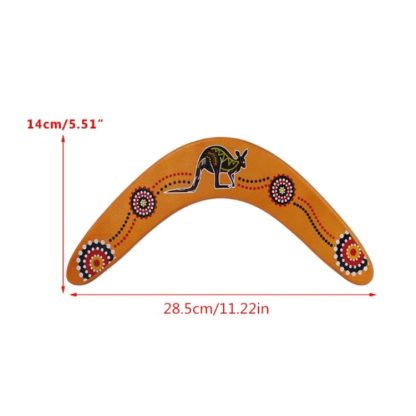 V-shaped Wooden Outdoor Sports Boomerang Toy - Image 2