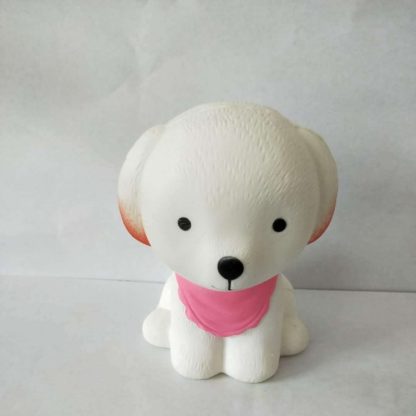 Creamy Fragrance Simulation Cartoon Scarf dog Rebound Decompression Toy, Size:11×8×6.5cm(Pink) - Image 2