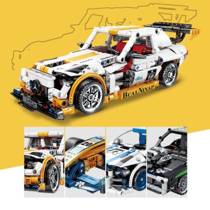 Modified Racing Model Assembled Building Block Gear Children Educational Toys(KY1016) - Image 3