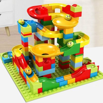 165 PCS Creative Intelligence Educational Learning Toys DIY Small Particle Slide Building Blocks - Image 2