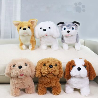 Cute Children Electric Sound Control Simulation Plush Pet Machine Toy(Teddy Dog) - Image 3