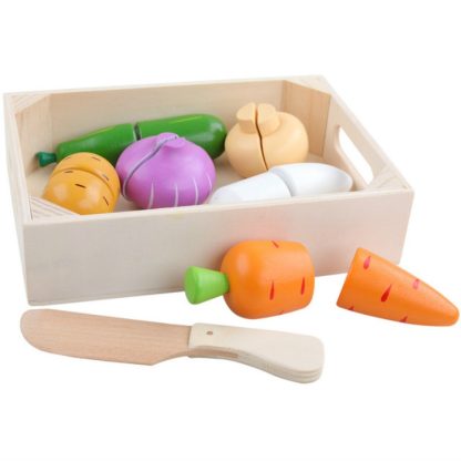 Style 3 - 8 PCS Children Play House Simulation Vegetable Fruit Cut Kitchen Toy Set