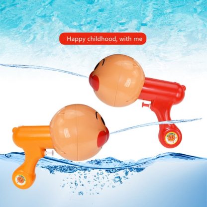 Children Bread Big Superman Small Water Gun Summer Water Toys 3D Stereo Cartoon Super Water Gun Outdoor Toys(Red) - Image 3