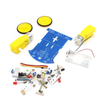 D2-1 DIY Electric Tracking Car Photosensitive Robot Parts - Image 3