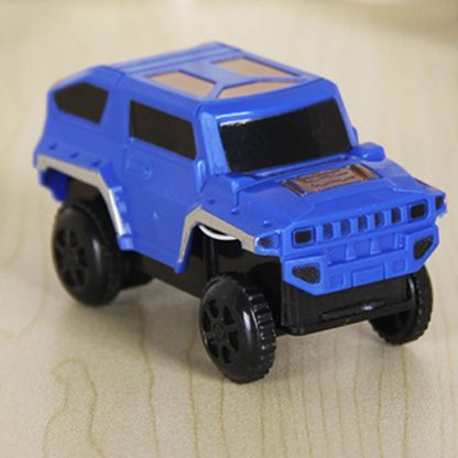 Children Electric Plastic Track Car Model Toy(Blue) - Image 2