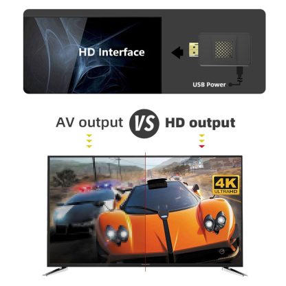 Wireless Doubles HDMI TV Mini Game Console, Model:Y2 Plus V3.0 (1800 Games) - Image 3