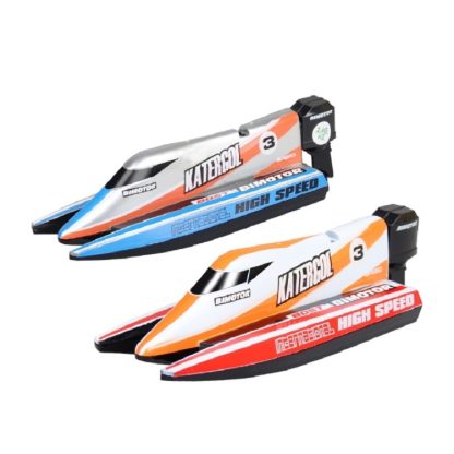 Innovative Mini Remote Control Boat(Orange) - Image 3