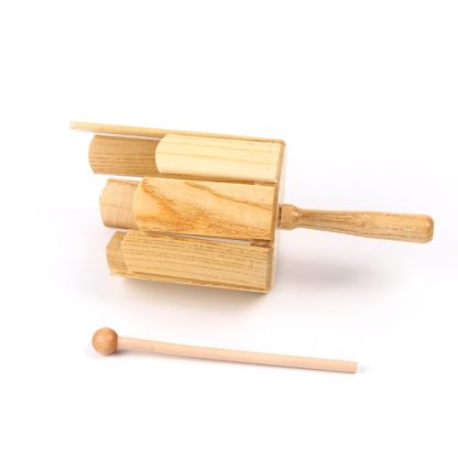 Wooden Eight-tone Tube Octave Percussion Instrument Children Music Teaching Aid Diameter: 7.7cm - Image 3