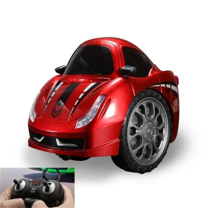 Remote Control Car Children 360 Degree Rotating Drift Dump Electric Two-wheeled Stunt Car Model Racing Toy, Proportion: