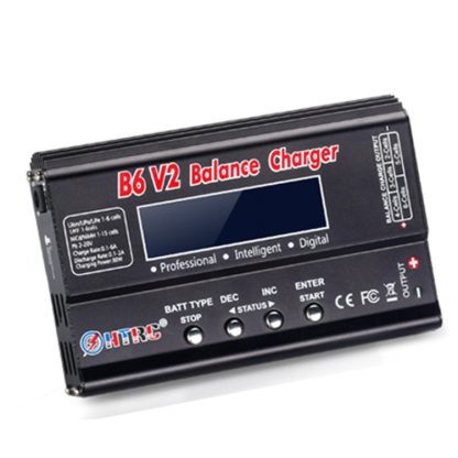 HTRC B6 V2 Balance Charger Intelligent Model Airplane Lithium Battery Charger, UK Plug - Image 2