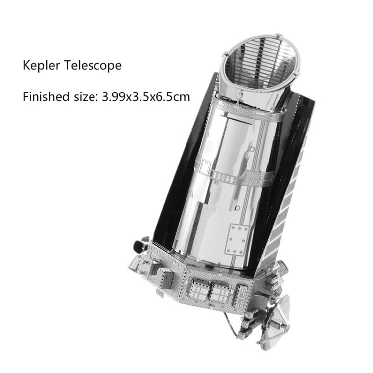 3 PCS 3D Metal Assembly Model DIY Puzzle, Style: Kepler Telescope - Image 2