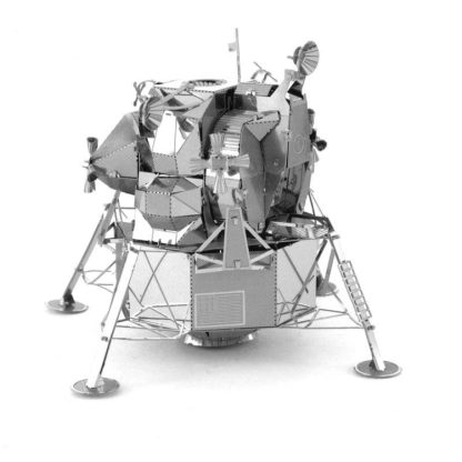 3 PCS 3D Metal Assembly Model DIY Puzzle, Style: Lunar Module