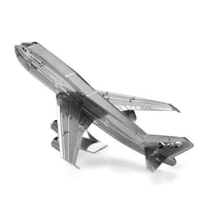 3 PCS 3D Metal Assembly Model DIY Puzzle, Style: 747Aircraft