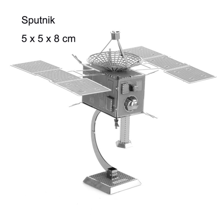 3 PCS 3D Metal Assembly Model DIY Puzzle, Style: Sputnik - Image 2