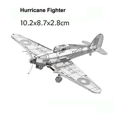 3 PCS 3D Metal Assembly Model DIY Puzzle, Style: Hurricane - Image 2