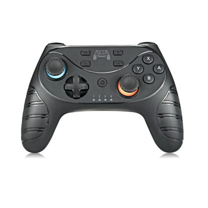 5 PCS Ipega NS-168 For Switch PRO with Vibration 6-axis Somatosensory Wireless Bluetooth Gamepad(Black)