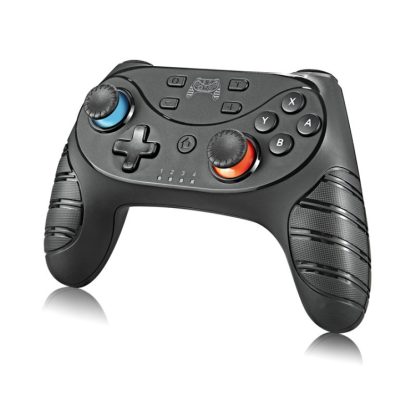 5 PCS Ipega NS-168 For Switch PRO with Vibration 6-axis Somatosensory Wireless Bluetooth Gamepad(Black) - Image 2