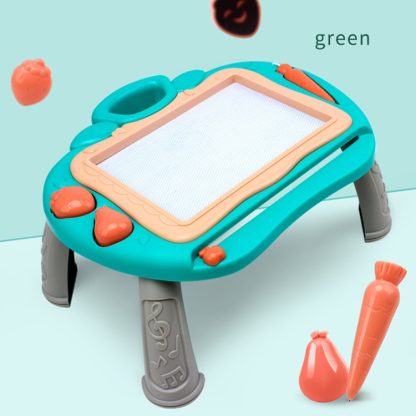 Children Magnetic Graffiti Drawing Board Color Handwriting Board with Bracket(Green) - Image 2