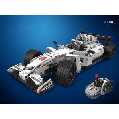 WEILE 7115 Remote Control Racing Building Block Assembly Car Model - Image 3