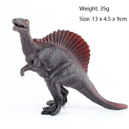 Simulation Animal Dinosaur World Static Toy Models, Style: 6 PCS Spinosaurus - Image 2